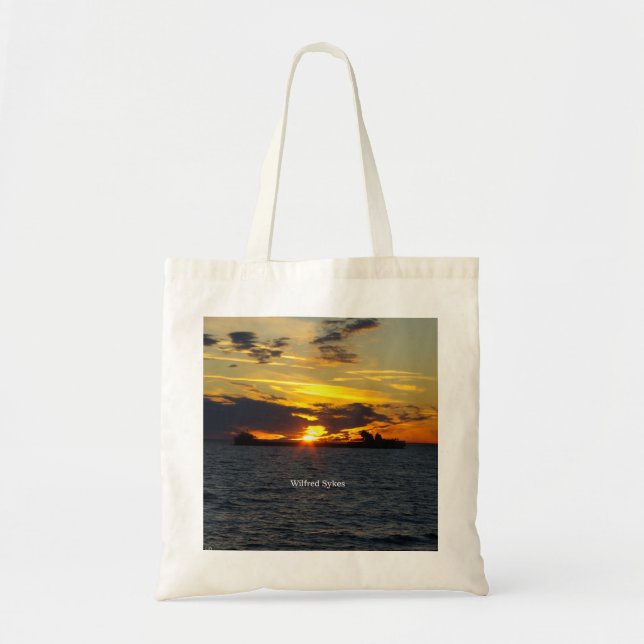 Wilfred Sykes vid Sunset tote bag Tygkasse (Framsidan)