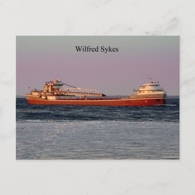 Wilfred Sykes vykort (Framsida)