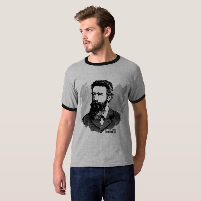 Wilhelm Conrad Roentgen Tee Shirt (Hel framsida)