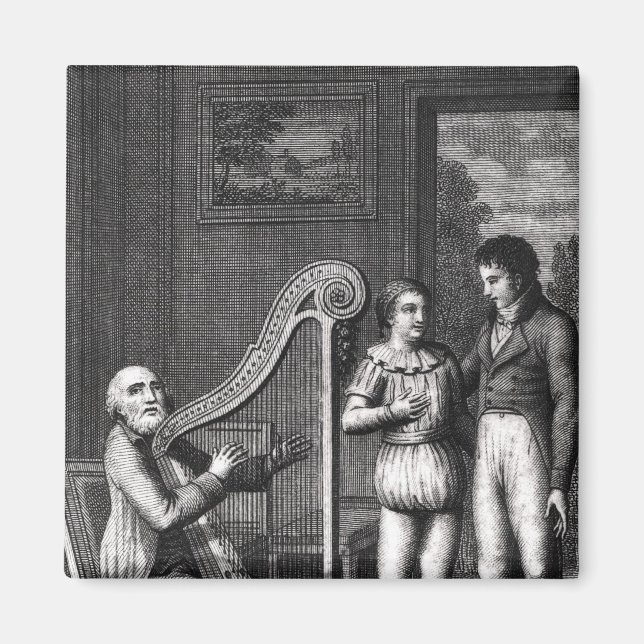 Wilhelm Meisters lärlingskap" Magnet (Framsidan)