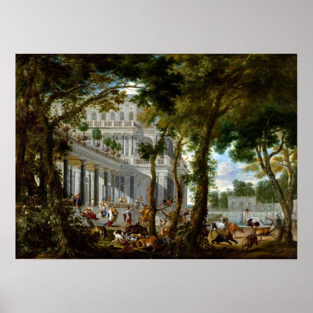 Wilhelm Schubert skåpbil Ehrenberg Carl Borromäus Poster (Framsidan)