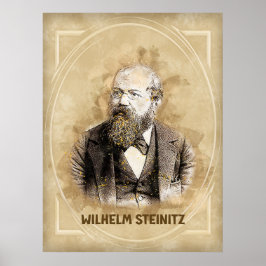 Wilhelm Steinitz, schackspelare Poster