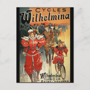 Wilhelmina Cycle & Co. Ltd Zeist-Holland Vykort