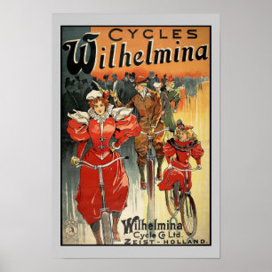 Wilhelmina cyklar & affischen för Co. Ltd. Poster