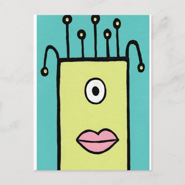 Wilhemina vykort (Framsida)