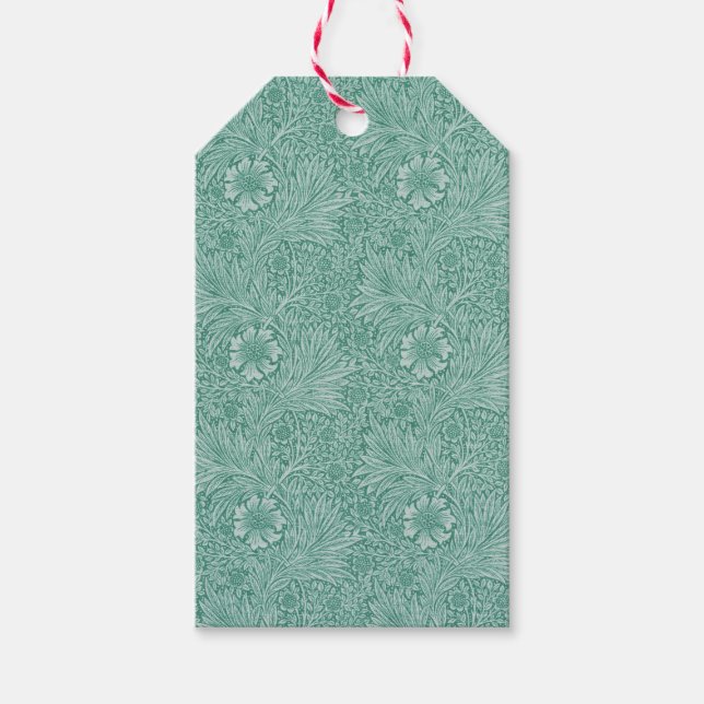 Wiliam Morris Blommigt Tapet Presentetikett (Framsidan)