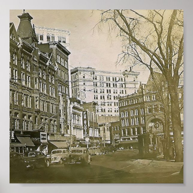 Wilkes-Barre Pa 1930. Poster (Framsidan)