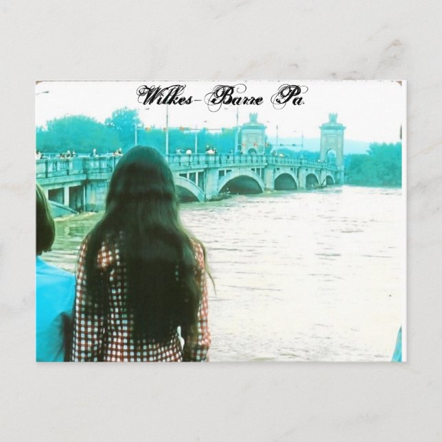 Wilkes-Barre Pa. vykort (Framsida)