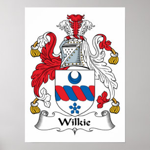 Wilkie familjvapensköld poster