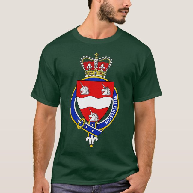 Wilkinson Jackar om Arm - Family Crest T-Shirt (Framsida)