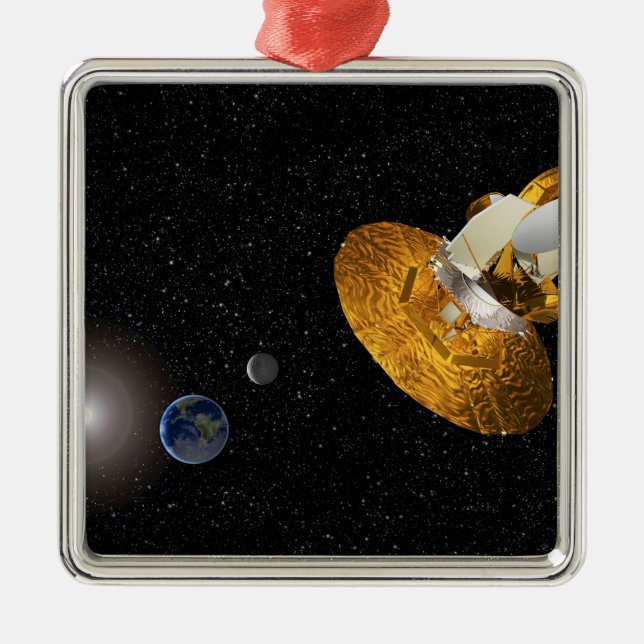 Wilkinson Microwave Anisotropy Probe Julgransprydnad Metall (Framsidan)