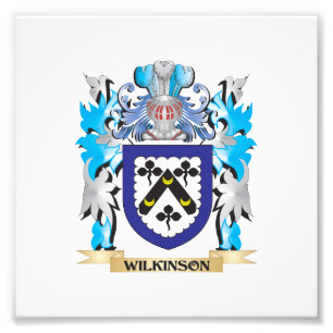 Wilkinson vapensköld - familjvapensköld fototryck