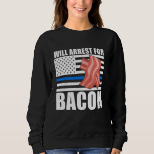 Will Arrest for Bacon Älskare Police T Shirt