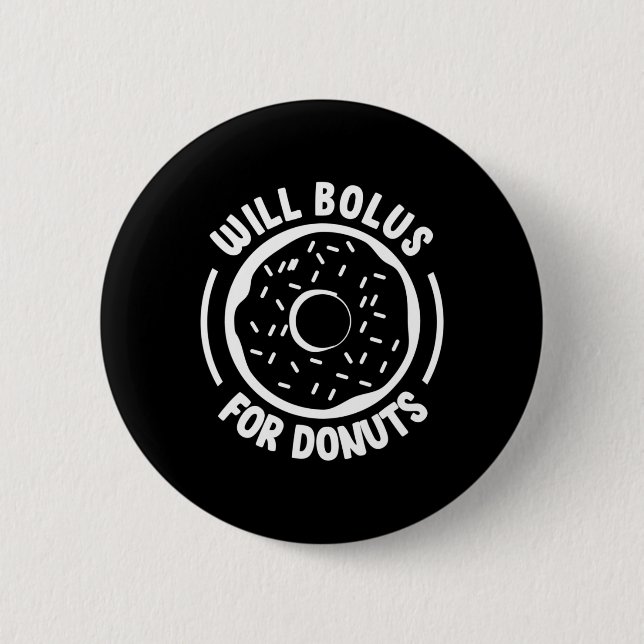 Will Bolus for Donuts Roligt Diabetes Awareness Di Knapp (Framsida)