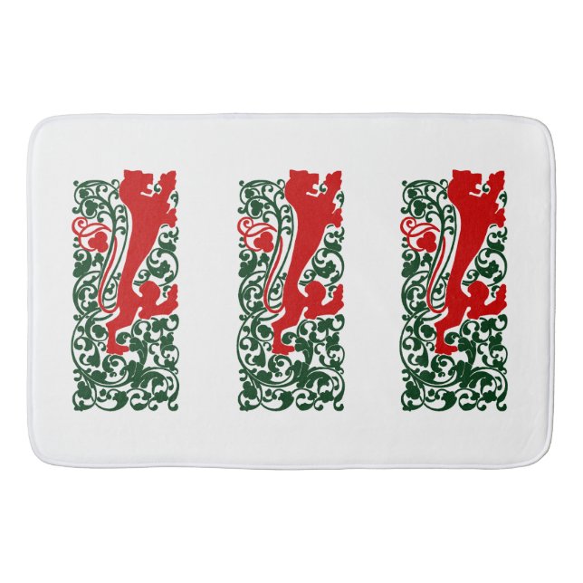 Will Bradley Heraldic Lejon Badrumsmatta (Framsidan)