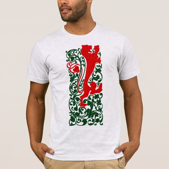 Will Bradley Heraldic Lejon T Shirt (Framsida)