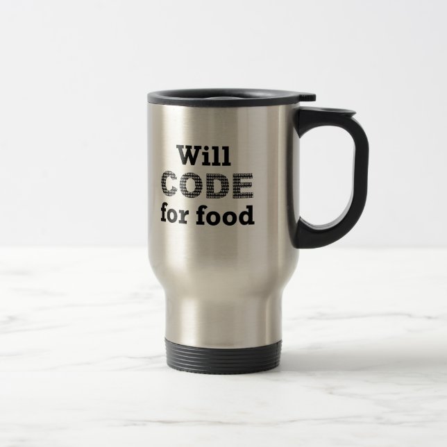 Will Code for Food Mugg (Höger)