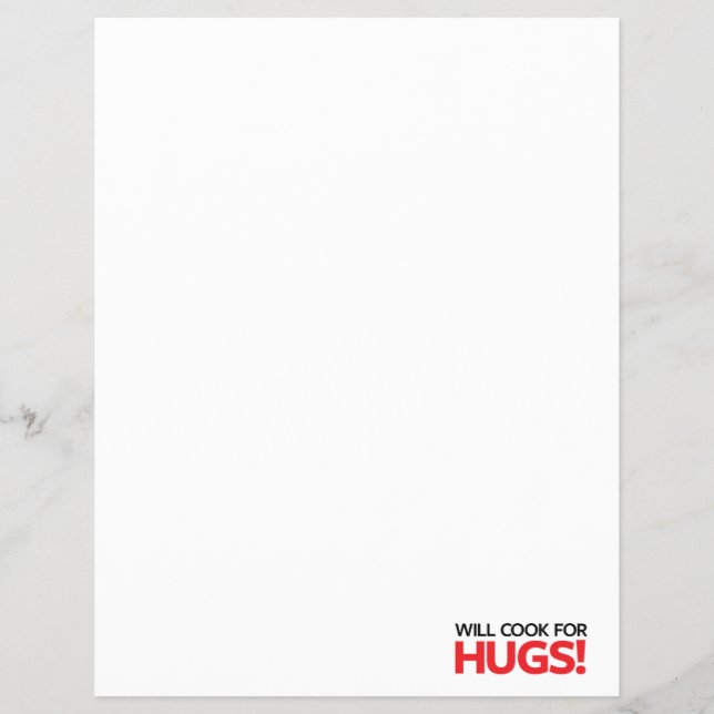 Will Cook för Hugs Reklamblad (Framsidan)