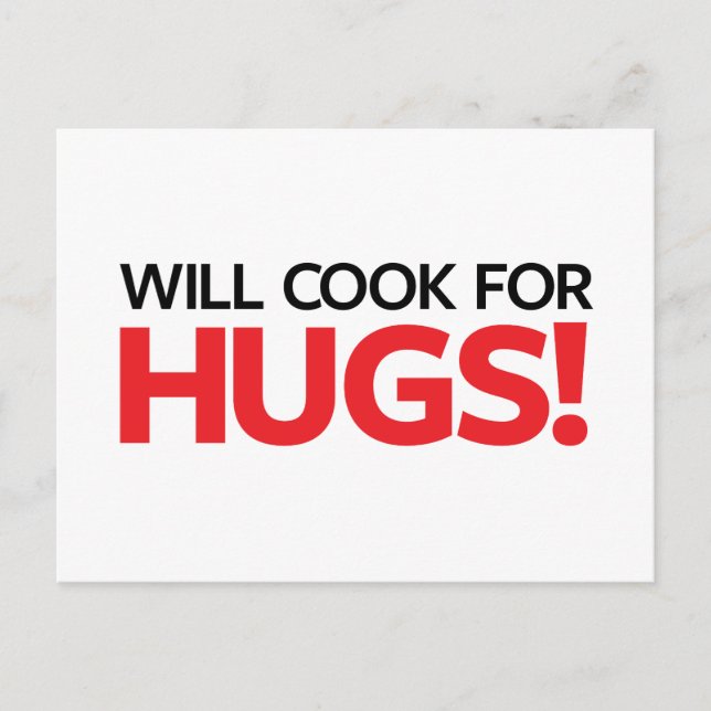 Will Cook för Hugs Vykort (Framsida)