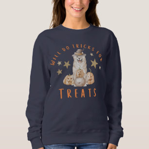 Will Do Tricks for Treats Halloween Shiba T Shirt