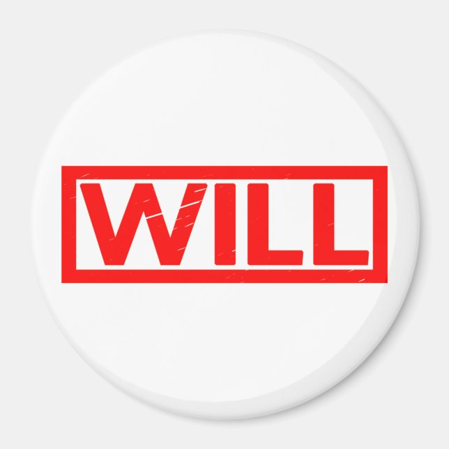 Will Frimärke Magnet (Framsidan)