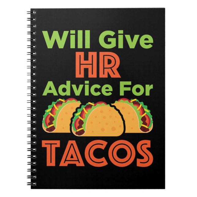 Will Ge HR Adress for Tacos Human Resources Anteckningsbok (Framsidan)