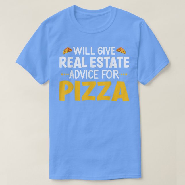 Will Ge Real Gods Advice for Pizza, Pizza Kärlek T Shirt (Design framsida)