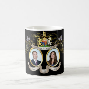Will+Kate bröllop, DIY-bakgrund färg! Kaffemugg