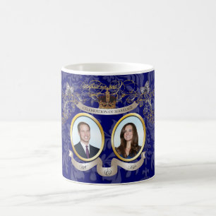 Will+Kate bröllop Memorbilia koppar