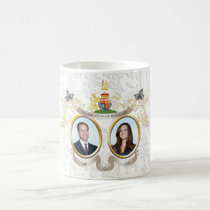 Will+Kate bröllop Memorbilia muggar