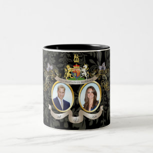 Will+Kate bröllop Memorbilia muggar