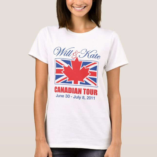WILL & KATE CANADIAN TOUR TRÖJA (Framsida)