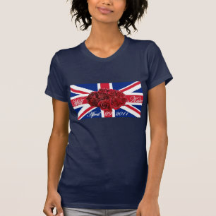 Will och Kate 2011 Begränsad Edition minneshögtid Tee