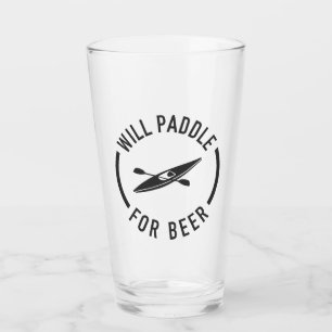 Will Paddle for Beer Glaskopp