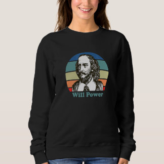 Will Power William Shakespeare Shakespearean Estet T Shirt