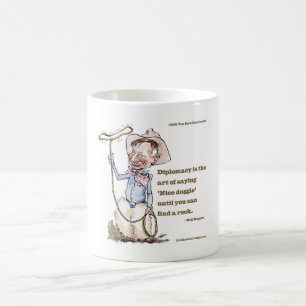 Will Rogers & Citat Kaffemugg