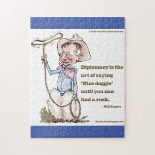 Will Rogers & Citat Pussel