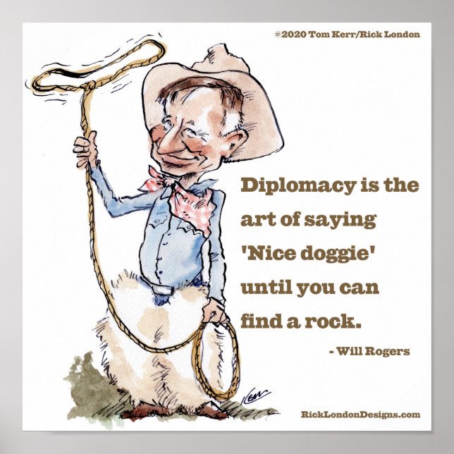 Will Rogers & Quote Poster (Framsidan)