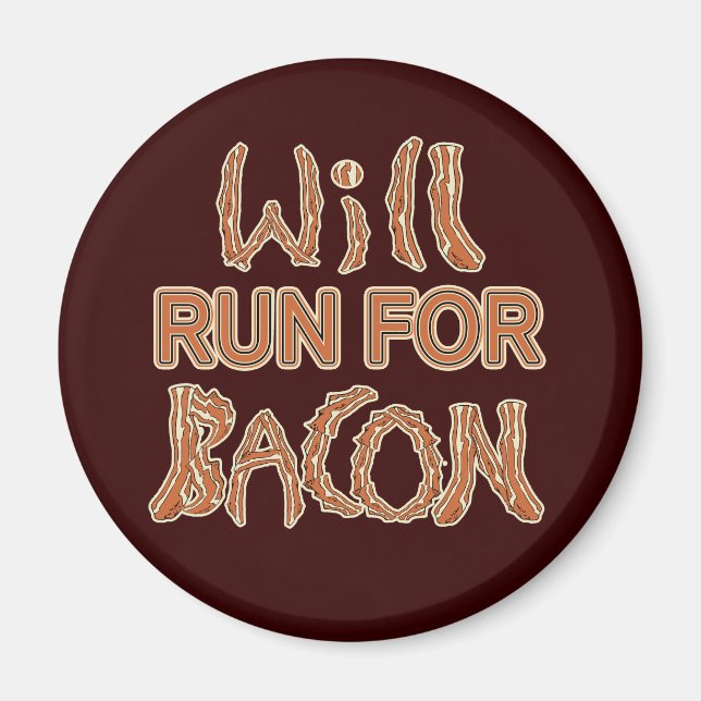 WILL SPRINGA FOR BACON Runts Tees & Gear Magnet (Framsidan)