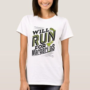 Will Springa for Margaritas Cinco de May Running T Shirt