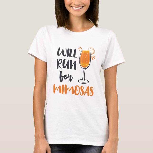 Will Springa för Mimosas T Shirt (Framsida)