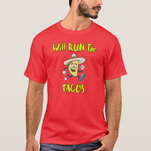 Will Springa för Tacos. T Shirt