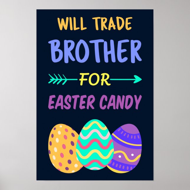 Will Trade Brother för Påsk Candy I Poster (Framsidan)