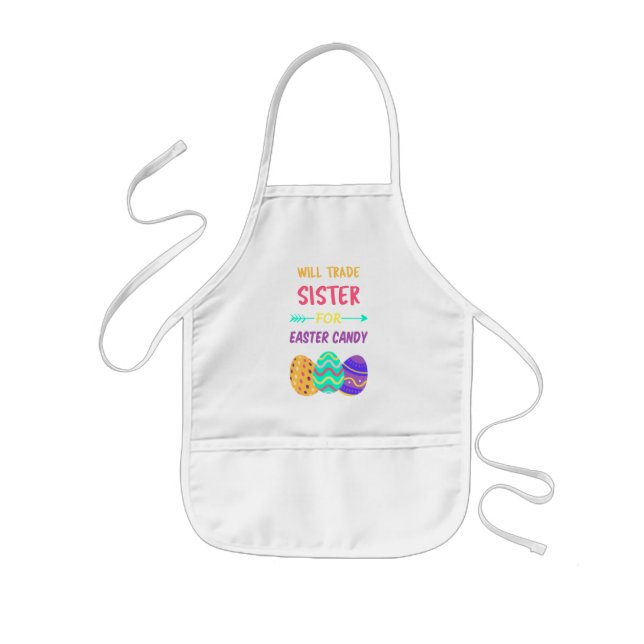Will Trade Sister for Påsk Candy I Barnförkläde (Framsidan)