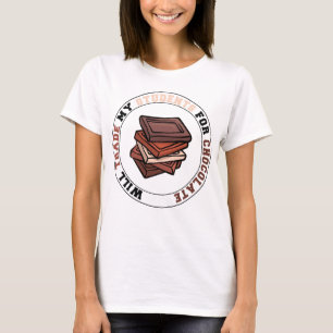 Will Trade Studenter för Chocolate coola-lärare T Shirt