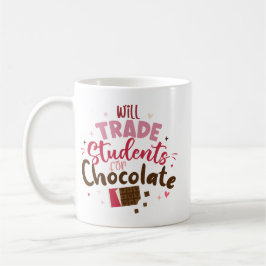 Will Trade Studenter för Chocolate Funny Valentine Kaffemugg