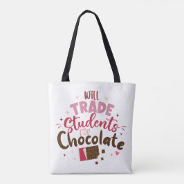 Will Trade Studenter för Chocolate Funny Valentine Tygkasse