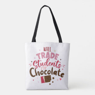 Will Trade Studenter för Chocolate Funny Valentine Tygkasse