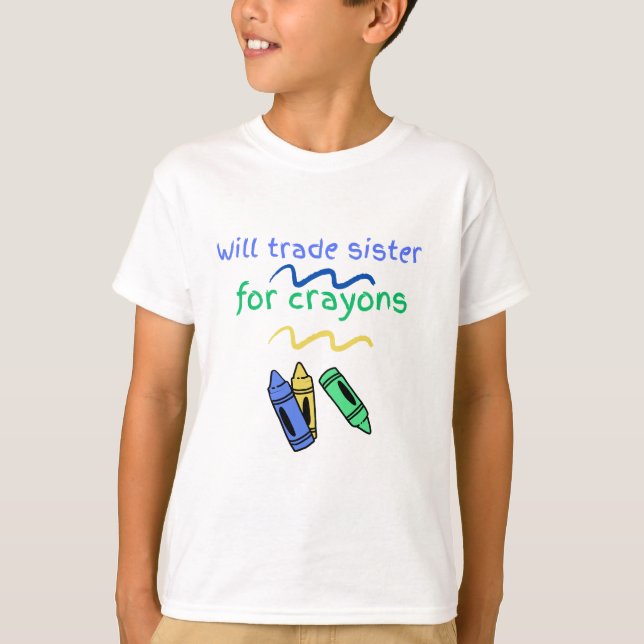 Will Trade syster för kritor T Shirt (Framsida)
