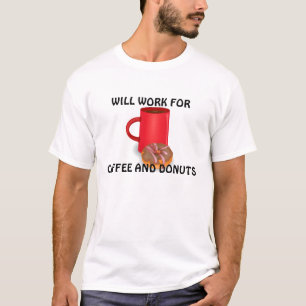 Will Work for Coffee and Donuts Tröja